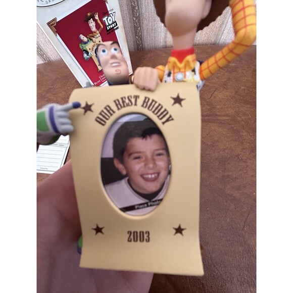 Hallmark Keepsake Ornament 2003 Toy Story Buzz Lightyear & Woody Our Best Buddy - Picture 13 of 16
